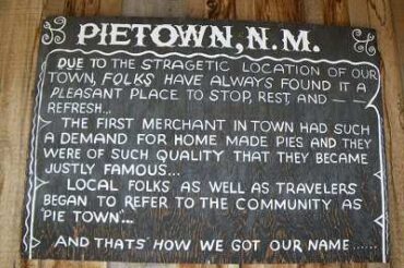 Pie Town New Mexico History